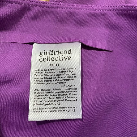 Girlfriend Collective | Compressive High Waisted Bright Bike Shorts - Picture 6 of 7